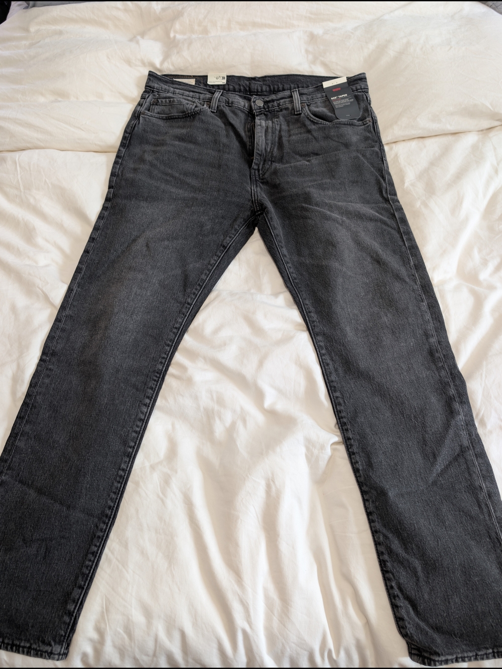 NWT Levi's 502™ Premium Quality | Night Shadows (Faded Black) | Men's 36x32
